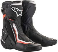 Botas Alpinestars SMX Plus V2 Negro-blanco-rojo fluor 43