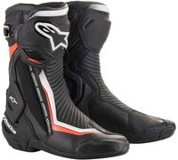 Botas Alpinestars SMX Plus V2 Negro-blanco-rojo fluor 47