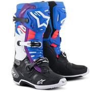 botas alpinestars tech 10 supervented - azul / blanco / negro N 43