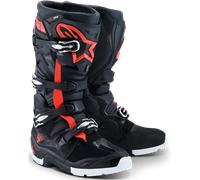 Botas Alpinestars Tech 7 Enduro Drystar® en Negro, Rojo, Blanco 48