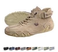 Botas altas de gamuza hechas a mano - Zapatos Beck unisex for exteriores Explorer Botas Chukka ligeras impermeables Zapatillas de deporte casuales antideslizantes y transpirables for caminar Senderism