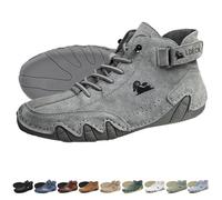 Botas altas de gamuza hechas a mano - Zapatos Beck unisex for exteriores Explorer Botas Chukka ligeras impermeables Zapatillas de deporte casuales antideslizantes y transpirables for caminar Senderism