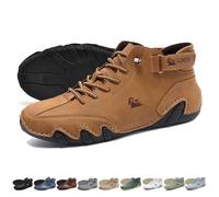 Botas altas de gamuza hechas a mano - Zapatos Beck unisex for exteriores Explorer Botas Chukka ligeras impermeables Zapatillas de deporte casuales antideslizantes y transpirables for caminar Senderism
