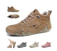 Botas altas de gamuza italianas hechas a mano for mujer, zapatos Beck for mujer, impermeables, antideslizantes, for exteriores, ligeras, informales, for caminar, zapatos de senderismo sin cordones, bo