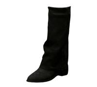 Botas altas hasta la rodilla para mujer, botas de mujer, botas altas de invierno, cálidas, botas anchas, botas de tacón alto, botas de mujer, botas de tacón largo retro, botas de tacón largo hasta la