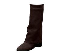 Botas altas hasta la rodilla para mujer, botas de mujer, botas altas de invierno, cálidas, botas anchas, botas de tacón alto, botas de mujer, botas de tacón largo retro, botas de tacón largo hasta la