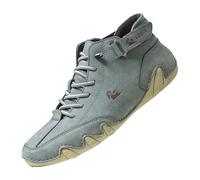 Botas altas italianas hechas a mano, unisex, impermeables, para aliviar el dolor, zapatos descalzos de piel, impermeables y transpirables, para caminar, para expertos en montaña, botas de senderismo