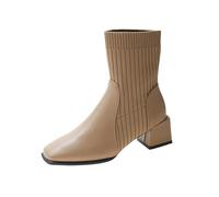 Botas Altas Mujer Cowboy, Botas Verano Mujer Media Caña, Botines Cowboy Media Pantorrilla Moda Estilo CalcetíN Elegante Diseño Moderno Ropa Informal con Botines Camperos Bota Boots Cowboy Boots