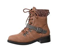 Botas Altas Mujer Vaqueras, Botas Verano Mujer Cowboy, Botines Cowboy Media Pantorrilla con Puntera Redonda Cordones Estilo CalcetíN Patchwork Caña Corta Botines Camperos Boots Bota Cowboy Boots