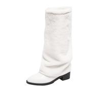 Botas Altas Mujer Vaqueras, Botas Verano Mujer Media Caña, Botines Cowboy Media Invierno con Forro SintéTico Cómodas CáLidas E Informales con Suela Boots Bota Cowboy Boots Botines Camperos