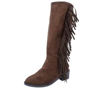 Botas Altas Mujer Verano, Botas Verano Mujer Media Caña, Botines Cowboy Media Caña con Flecos Estilo Casual Y Cómodo Ideales Otoño E Invierno Diseño Sin Boots Cowboy Boots Botines Camperos Bota