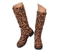 Botas Altas para Mujer de Gamuza, Estilo Casual y Elegante, Zapatos de Mujer con Tacón Bajo y Suela Antideslizante, Perfectas para Otoño e Invierno, Moda Calzado Femenino Amazon España