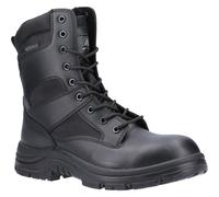 Botas Amblers Para Hombre - Botas De Combate Altas Sin Metal En Negro, 4-14