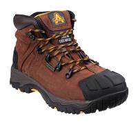 Botas De Trabajo Para Hombre Amblers FS39 Impermeables Con Cordones Marrones