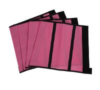 Botas Antimoscas de Malla para Caballos, Protectores de Piernas Transpirables y Resistentes Al Desgarro para un Entorno Protector de Pastos (Rosa roja)