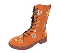 Botas Boxeo Mujer,Botas Mujer Comodos Elegante y Práctica Antideslizante Botines Western Botines Trekking Trekking Zapatos con Plataforma Casual o de Fiesta