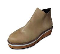 Botas Boxeo Mujer,Botas Mujer Comodos Elegante y Práctica Suela de Crepe Antideslizante Confortables Botines Western Botines Trekking Aire Libre Zapatos con Tacon Outdoor
