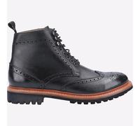 Botas Brogue Clásicas Casual Para Hombre Cotswold Rissington Commando Negras