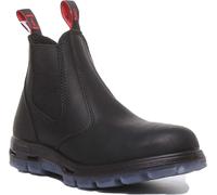 Botas Chelsea Bobcat De Punta Blanda Ubbk Rojas Negras Talla UK 3 - 7
