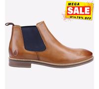 Hush Puppies Blake Moda Hombre Estilo Informal Chelsea Botas Marrón Tostado