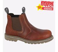 Botas Chelsea Clásicas De Moda Para Hombre Woodland Slip On Casual Marrón