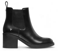 Botas Chelsea Clásicas De Plataforma De Cuero Negro Para Mujer Windsor Smith