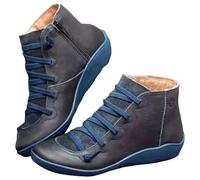Botas Chelsea de ajuste ancho para mujer, estilo casual, color liso, con correa de cremallera, tacón de bloque de lluvia, hasta la rodilla, de gamuza, para caminar en la ciudad, días lluviosos