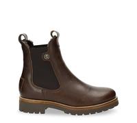 Botas Chelsea De Cuero Marrón Panama Jack Francesca Igloo B13 Para Mujer