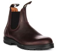 Botas Chelsea Unisex De Cuero Con Elástico Blundstone En Marrón UK 6 - 12
