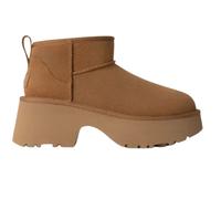 UGG Botas de moda clásicas ultra mini New Heights para mujer, Castaño, 37 EU