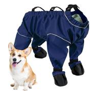 Botas Con Tirantes Para Perros - Botas Impermeables Para Perros Con Tirantes | Pantalones Para Perros De Compañía, Leggings Para Zapatos Para Perros Antideslizantes Zapatos Para Perros De Compañía Con