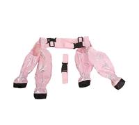 Botas con tirantes para perros, zapatos para perros grandes, medianos para todo tipo de clima, transpirables, botas de nieve impermeables para invierno, nunca pierden un botín en días calurosos o