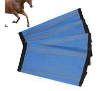 Botas contra Moscas para Caballos Juego de 4-4 Leggins de Caballo Reutilizables | Botas para Caballos, Mallas antimoscas para Caballos, diseño Transpirable Que Reduce la Fatiga de Las piernas y