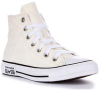 Botas Converse A09205C Chuck Taylor Todo Textil Para Mujeres En Blanco UK 4 - 9