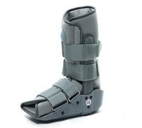 Botas cortas para caminar con fractura, soporte para botas para caminar con fractura de pie, esguince de tobillo ajustable y reparación del tendón de Aquiles-grey-L