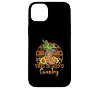 Botas Cowgirl con Forma de Cactus y Girasol This Is God Is Country Carcasa para iPhone 14 Plus
