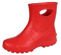 Botas de agua Botas de lluvia de gomaespuma rojas para mujer + guantes en flor Garden Lemigo 36 EU / 3.5 UK