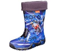 Botas de Agua Forradas para Niño Motos 30/31