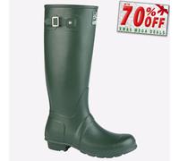 Woodland Wellington Impermeable Senderismo Wellies Botas de Agua Verde Unisex