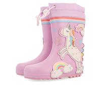 Botas de agua malva con estampado de unicornio para niña y niño kinloss