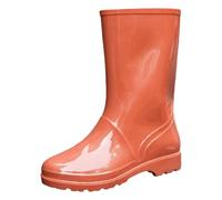 Botas De Agua Mujer Altas Impermeables Antideslizantes Caucho de Pvc Botas Acolchados de Algodón Botas de Agua Mujer Lluvia -1