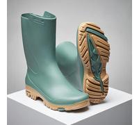 Botas de agua Mujer Katiuskas Solognac 100 Ligeras Pvc Verde 39/40