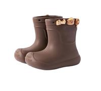 Botas De Agua Niña 31 - Botas para Niños para La Escuela para Exteriores para Días Lluviosos De Caña Baja Antideslizantes Cómodas Ligeras Y Duraderas para Todas para Edades De 2 A 9 Años (Coffee 14)