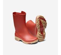 Botas de agua Niños Katiuskas Solognac 100 Ligeras Pvc Rojo Teja 33/34
