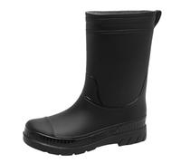Botas de agua para mujer, zapatos de lluvia de verano, semialta, impermeables, antideslizantes, monocolor, vintage, suela gruesa, amortiguación, botas de lluvia, para exteriores, barro, jardín, jardín
