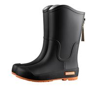 Botas de agua para mujer, zapatos de lluvia para verano, impermeables, antideslizantes, monocolor, suela gruesa, amortiguación, cómodos, zapatos de jardín, para exteriores, barro, jardín, botas de