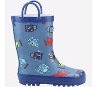 Cotswold Puddle Impermeable Junior Niño Robot Exterior Botas de Agua