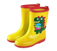 Botas de agua para niños, talla 4, con patente del Reino Unido, botas de agua impermeables de dibujos animados, botas de agua ligeras para niños, botas cortas de verano, resistentes al agua, zapatos