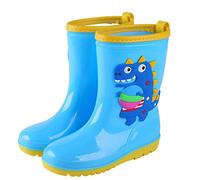Botas de agua para niños, talla 4, con patente del Reino Unido, botas de agua impermeables de dibujos animados, botas de agua ligeras para niños, botas cortas de verano, resistentes al agua, zapatos