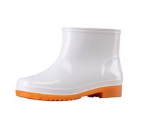 Botas de Agua Unisex Adulto Tobillo Chelsea Zapato Unisex Adulto Zapatos de Jardín Tobillo Chelsea Protective Footwear Impermeable Antideslizante Botas Impermeables Mujer